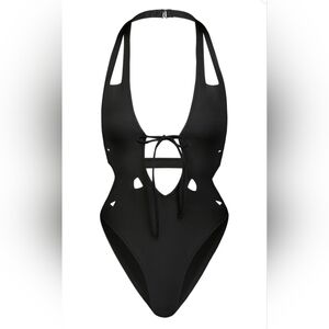 GIGI C Charlie Plunging One Piece Bathing Suit